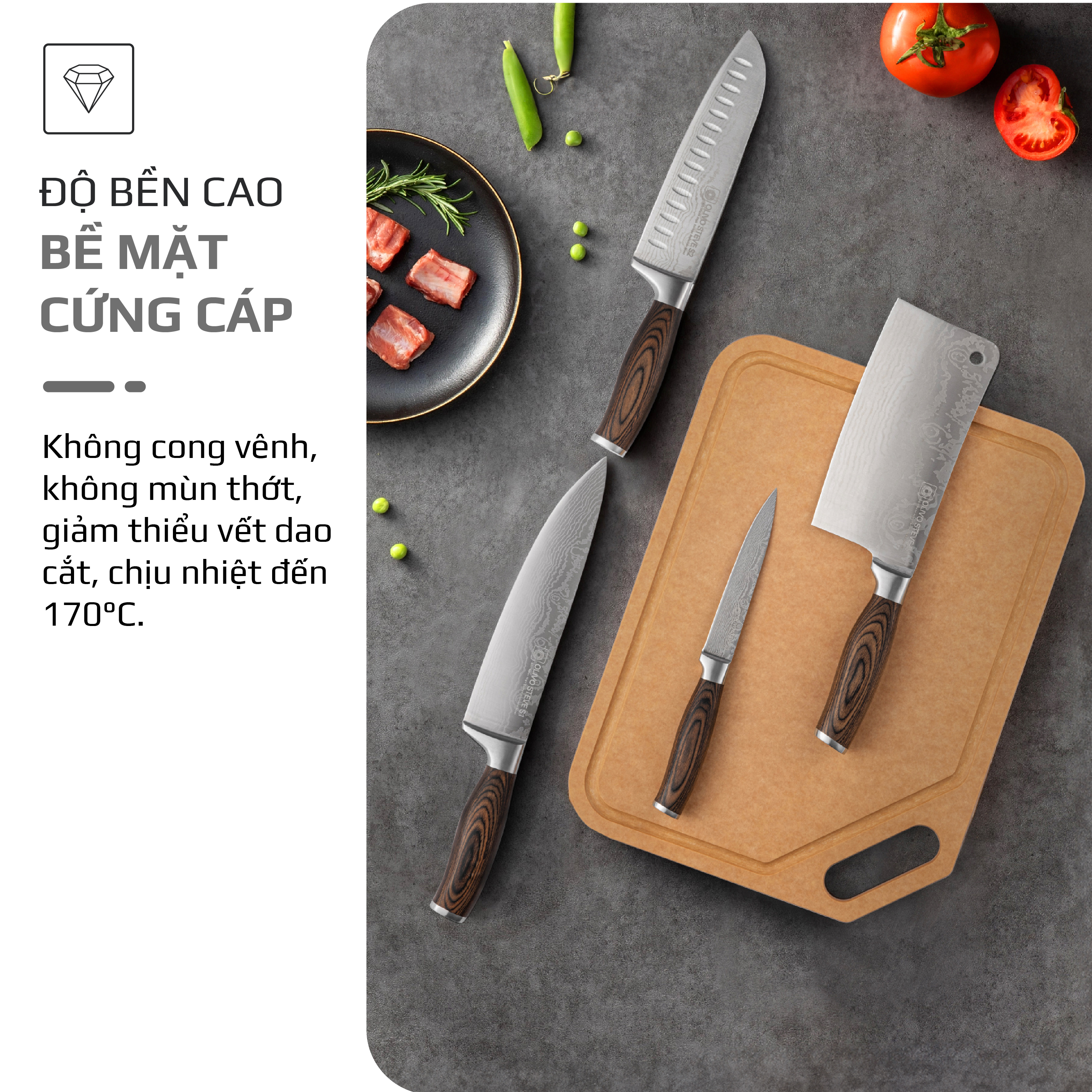 Thớt sợi gỗ OLIVO Wood Fiber - OLIVO K37