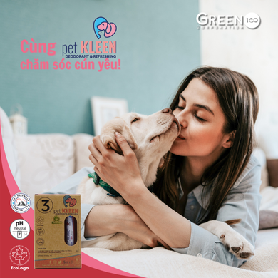 Hộp vi sinh khử mùi thú cưng Pet Kleen (3 ống 5ml)