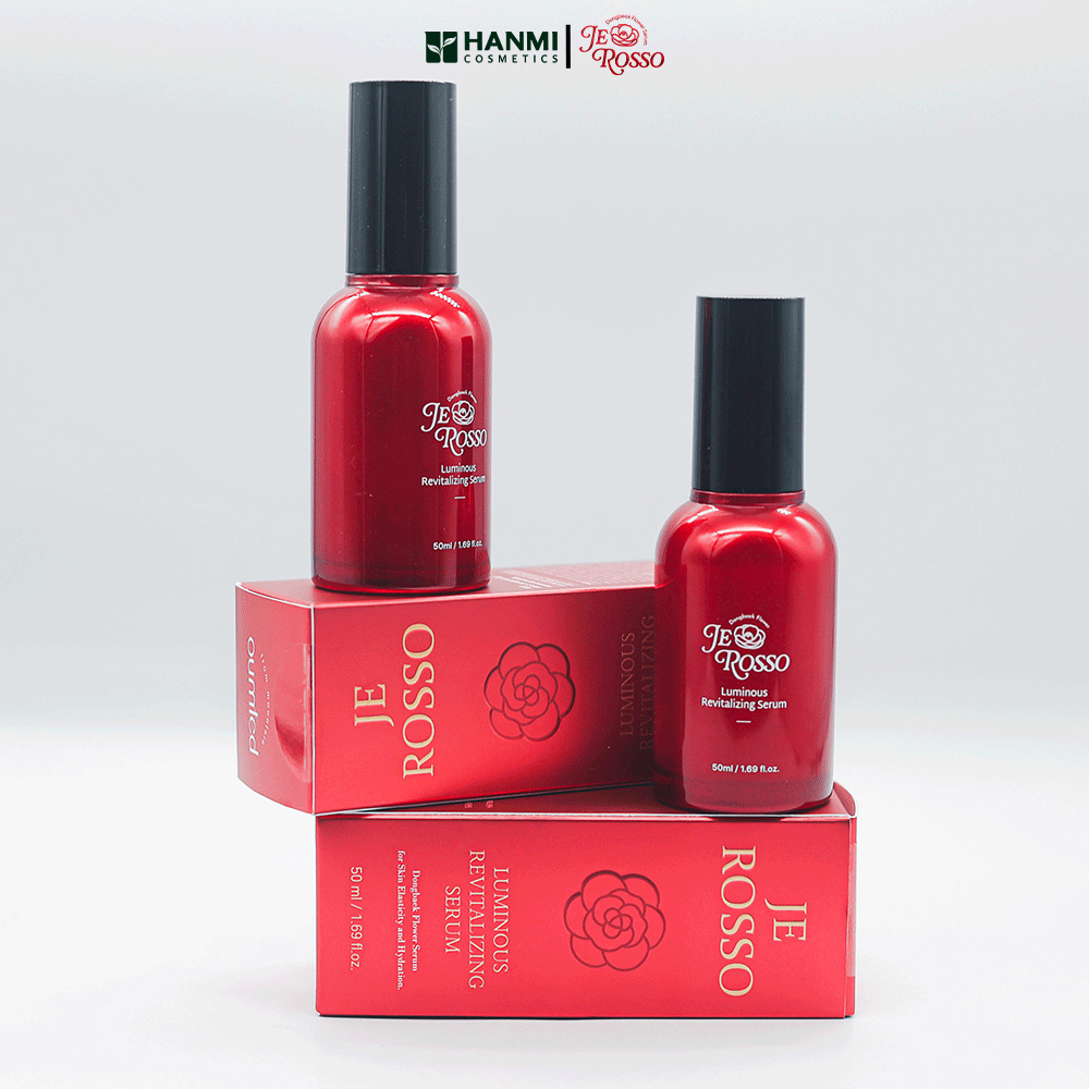 Serum JE ROSSO hỗ trợ dưỡng ẩm, giúp sáng và đều màu da 50ml - JE ROSSO Luminous Revitalizing Serum - 3