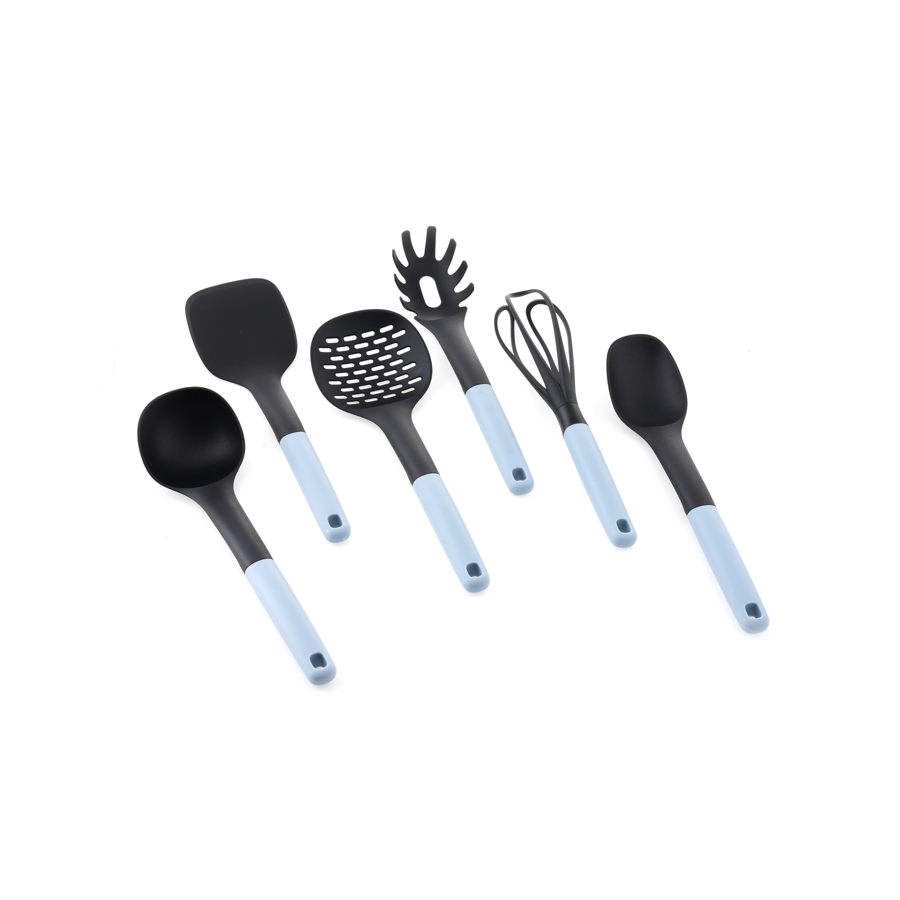 Bộ đồ dùng nilon nhà bếp set 6 màu xanh - Cobi Home - 369926