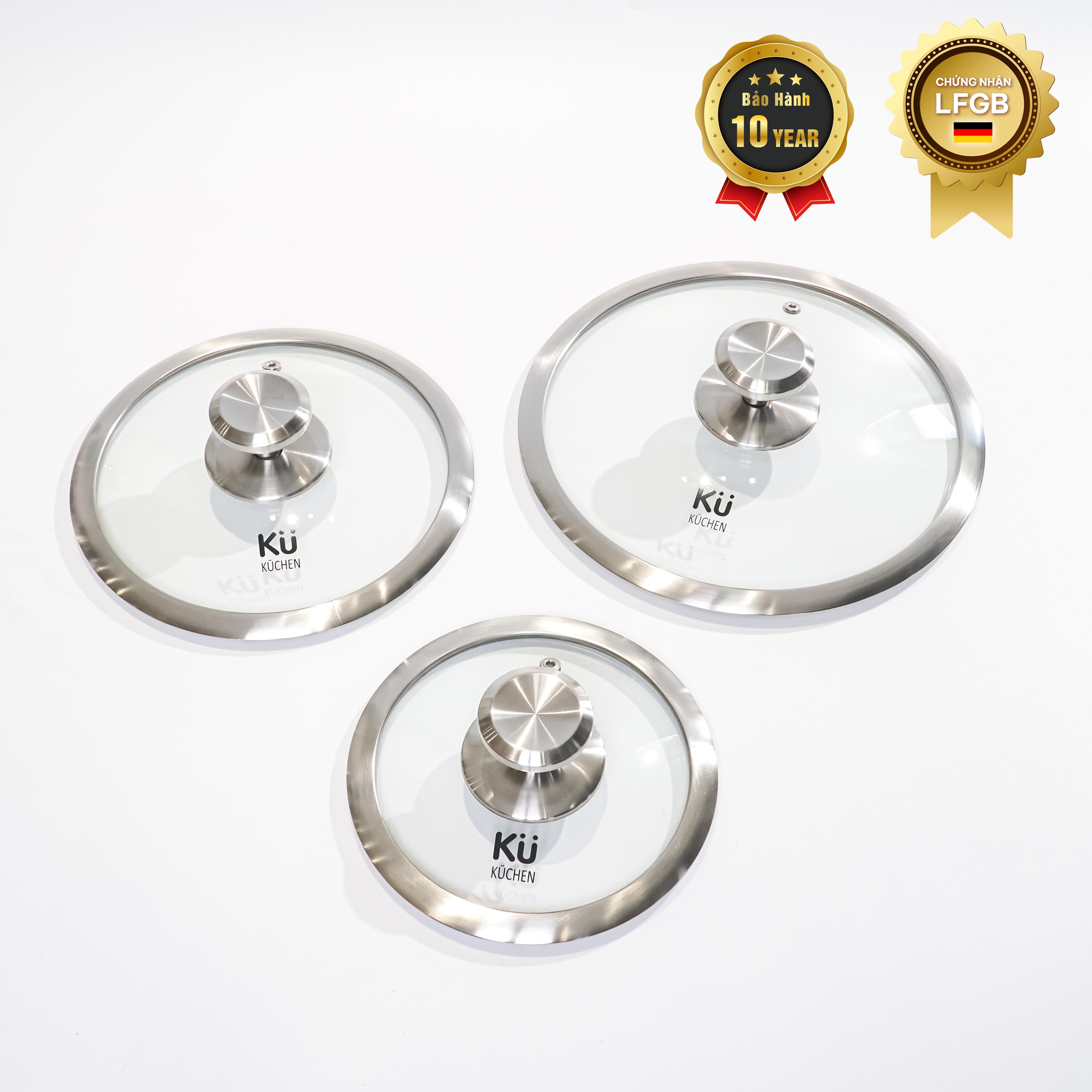 Nồi inox cao cấp KU 3326 size 24 có nắp (LFGB)