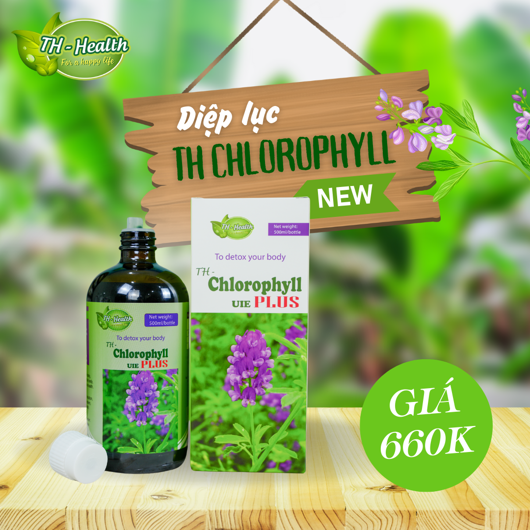 TH-Chlorophyll UIE PLUS bổ sung diệp lục, hỗ trợ miễn dịch và chống oxy hóa 500ml - 4