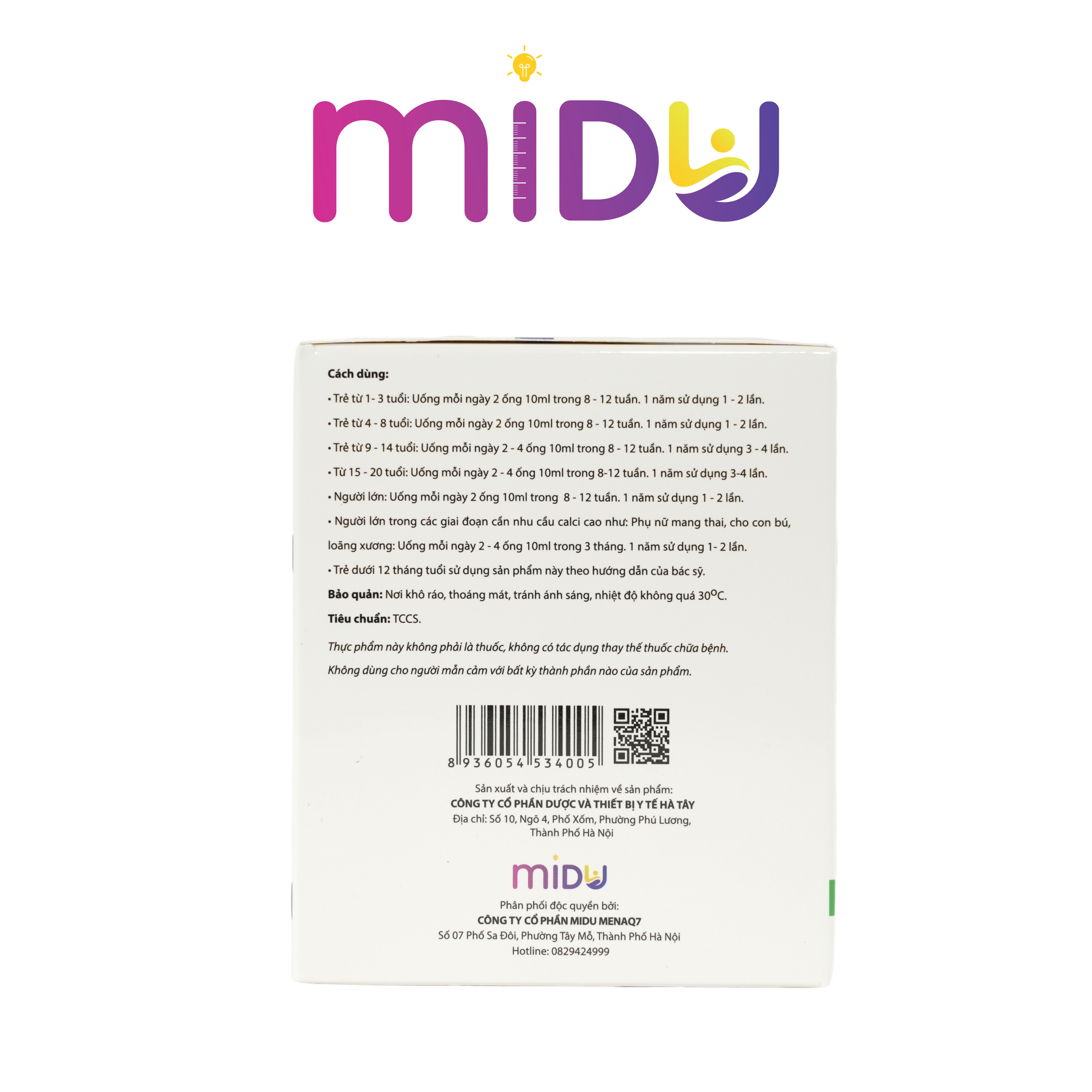 Thực phẩm bảo vệ sức khỏe: Midu MenaQ7 180mcg
