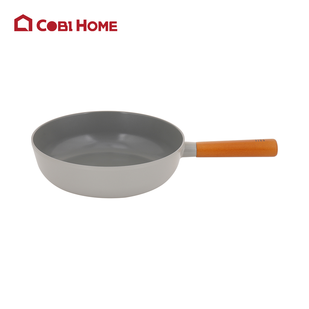 Chảo Hàn Quốc sâu lòng FIKA Reserve 26cm, đáy từ toàn bộ, màu xanh xám_365129 - Phân phối chính hãng
