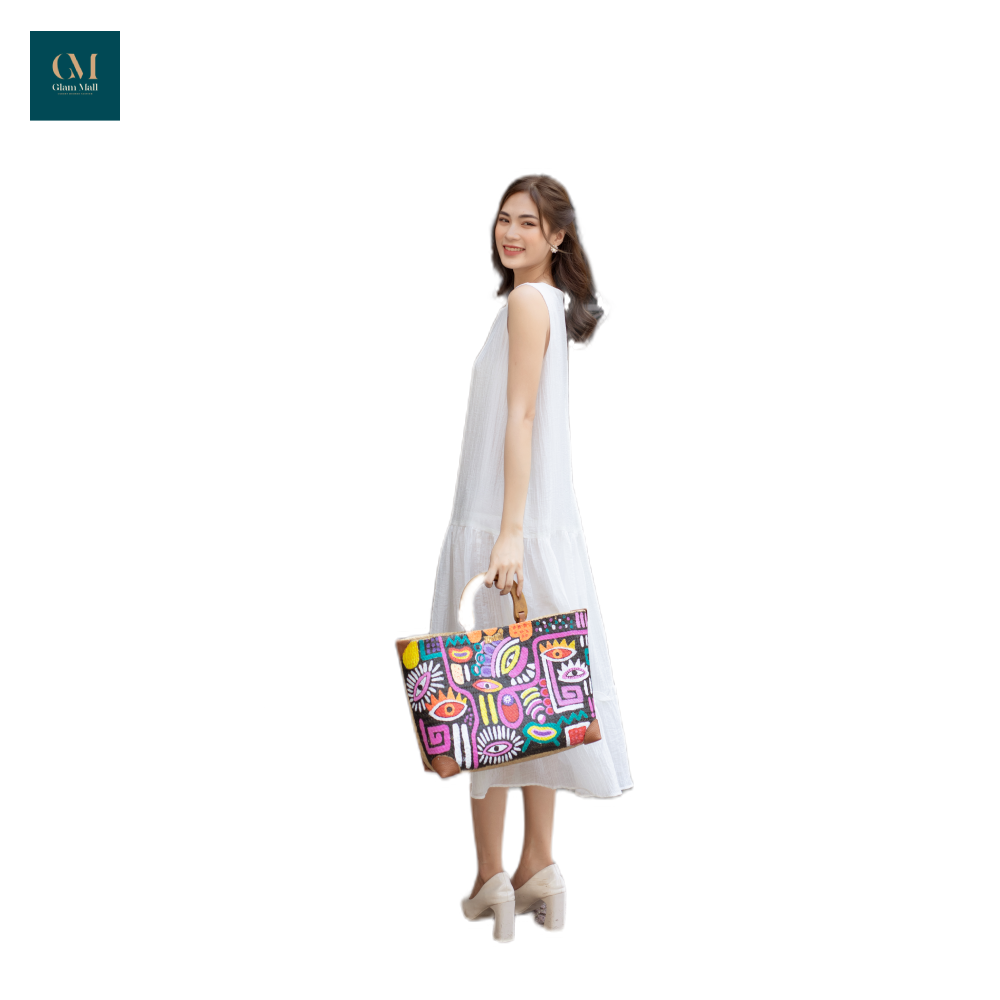 Đầm maxi xòe Joyce-duoc-ban-tai-PL Home & Health Store