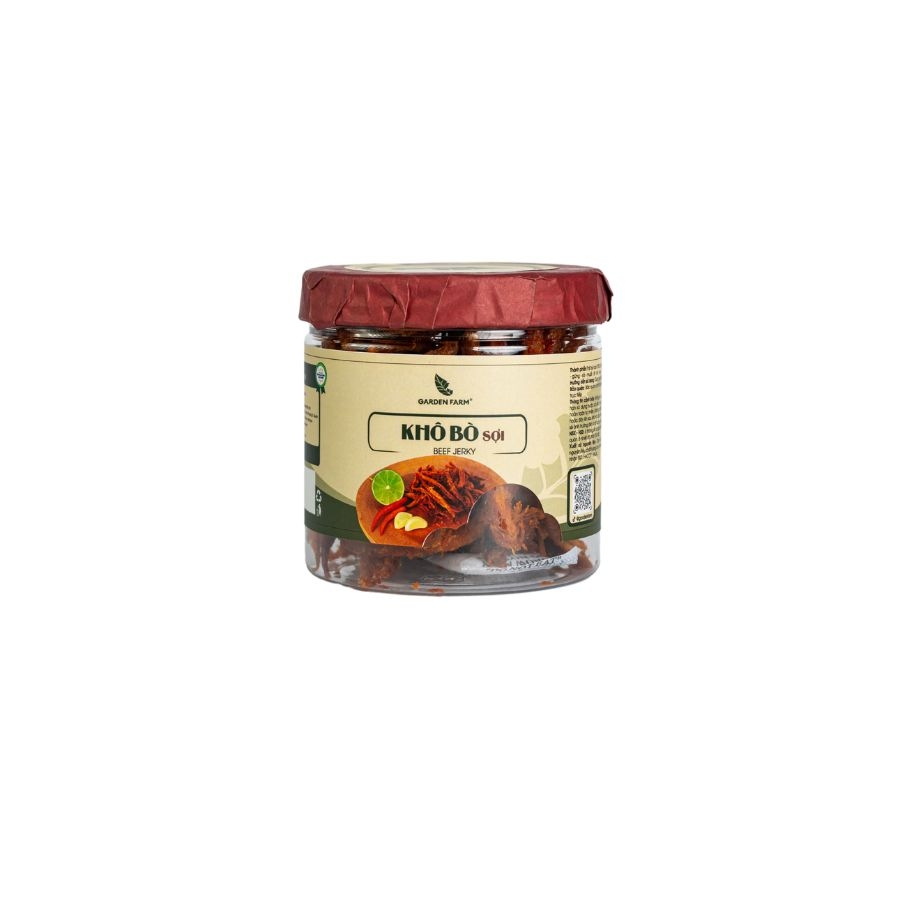 Khô Bò sợi Garden Farm (hũ 150g) - Phân phối chính hãng