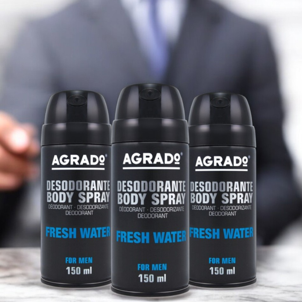 Xịt khử mùi Body Agrado - Hương nước hoa Fresh Water (150ml) - 2