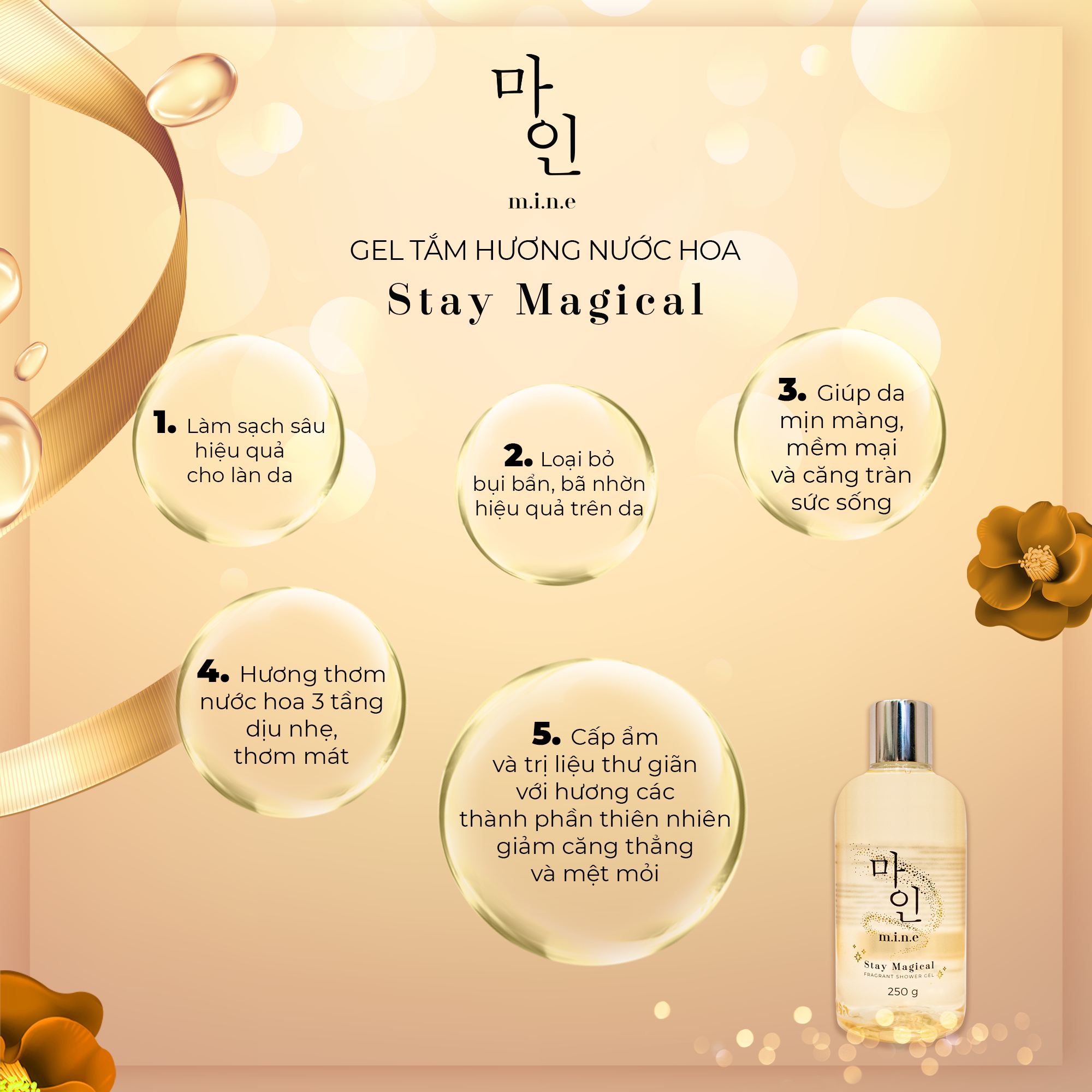 Gel tắm nước hoa MINE Stay Magical-duoc-ban-tai-Droppiimart