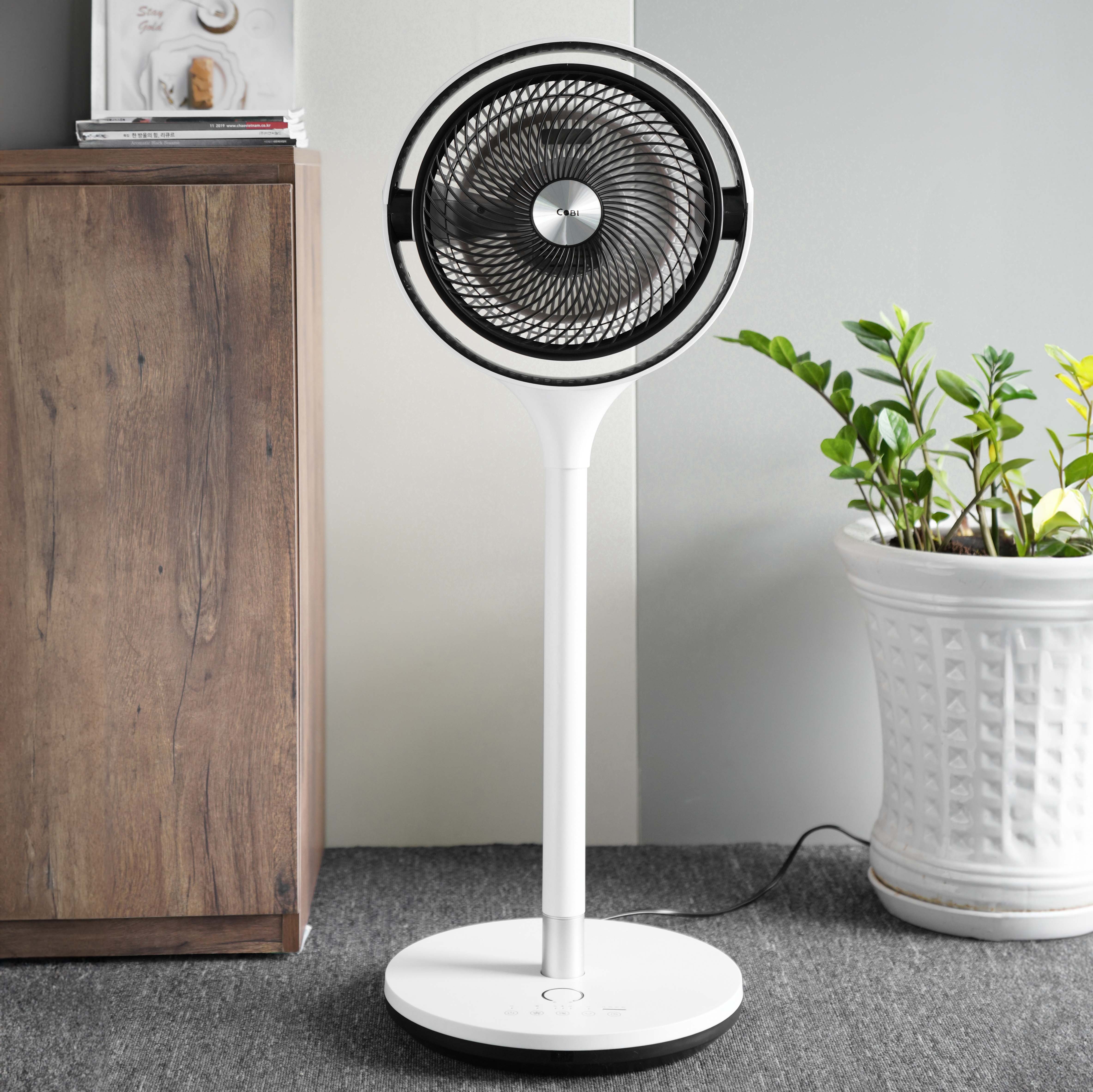 Quạt đứng tuần hoàn không khí 10" COBI - Điều khiển từ xa, Điều chỉnh góc xoay linh hoạt_341730