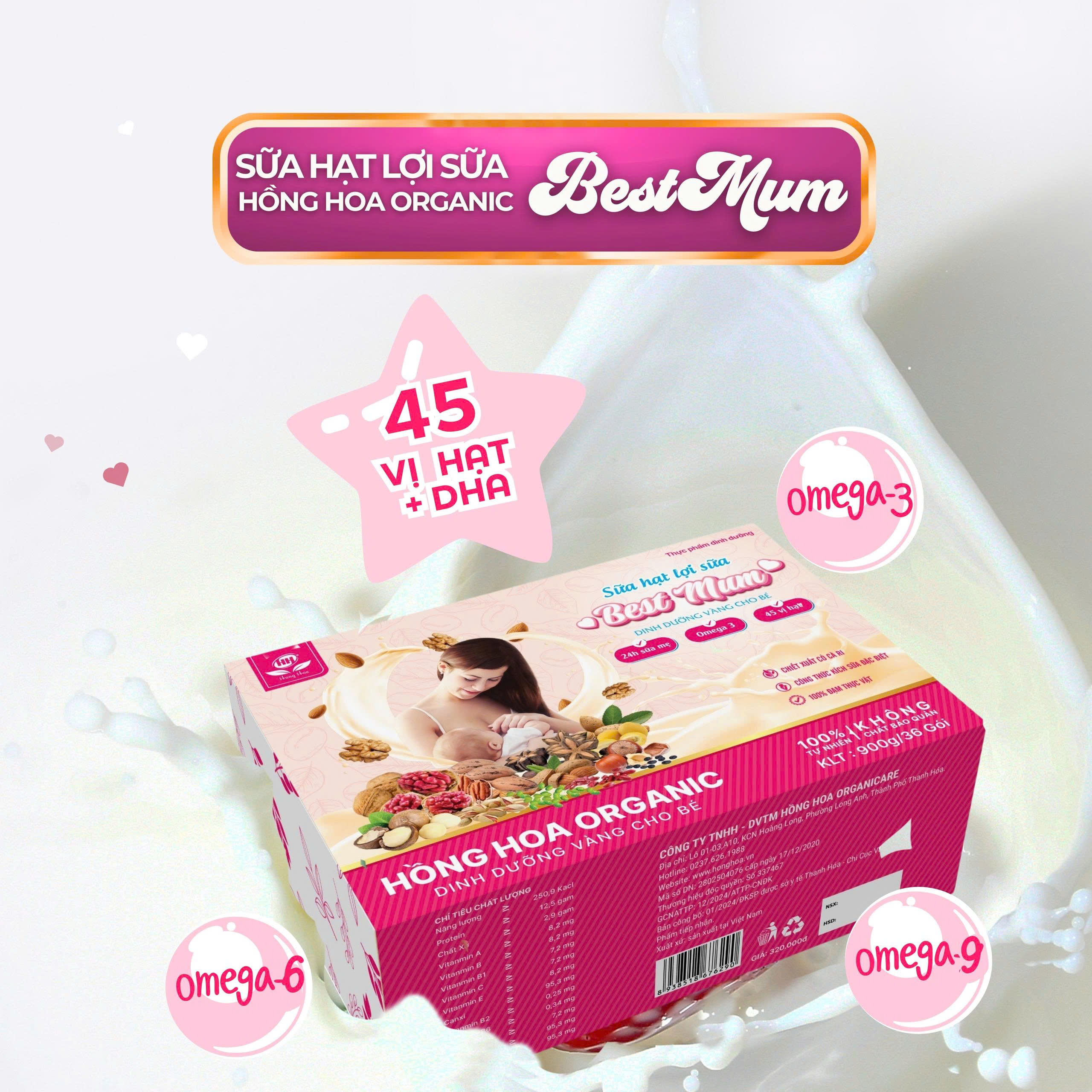 Sữa hạt lợi sữa Best Mum - Phân phối chính hãng Droppii Store