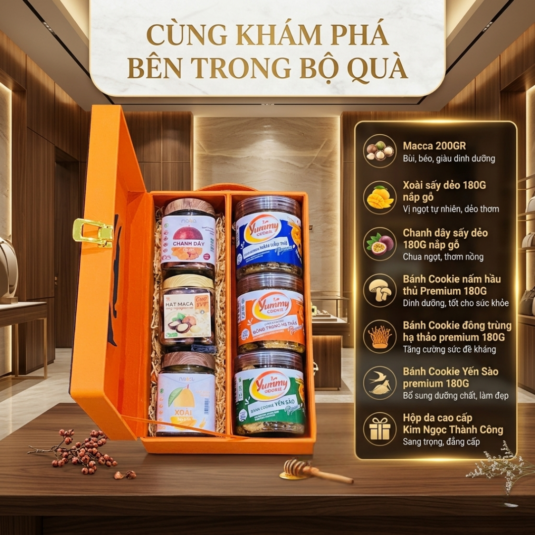 Quà Tặng Khách VIP Kim Ngọc Thành Công –Quà Tặng Doanh Nghiệp, Gia Đình, Bạn Bè (Kèm Túi Cao Cấp) - 2