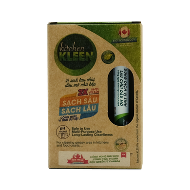 Hộp vi sinh lau chùi dầu mỡ Kitchen Kleen (03 ống 5ml)