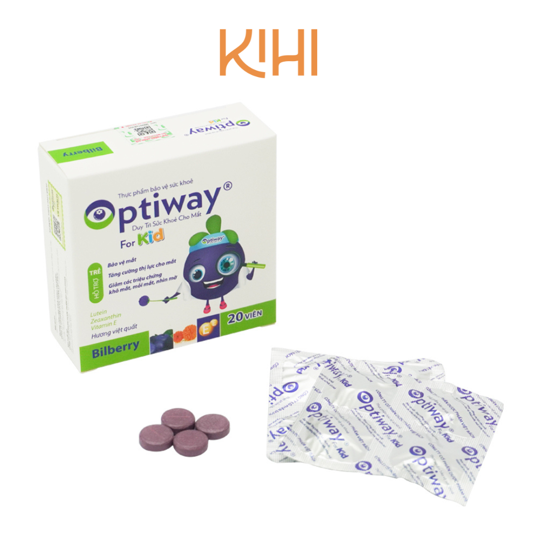 Thực phẩm bảo vệ sức khoẻ OPTIWAY FOR KID (20 viên)