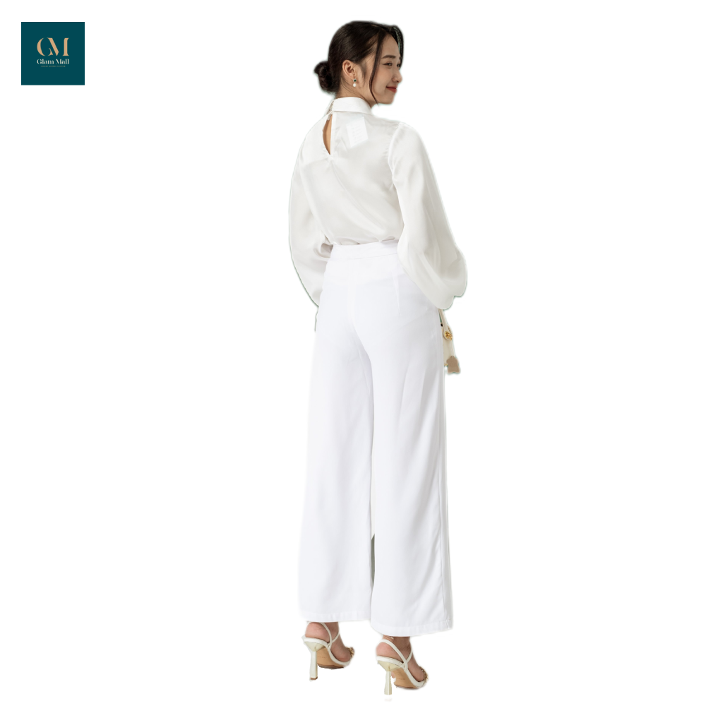 Áo lụa tay phồng Doris-duoc-ban-tai-PL Home & Health Store
