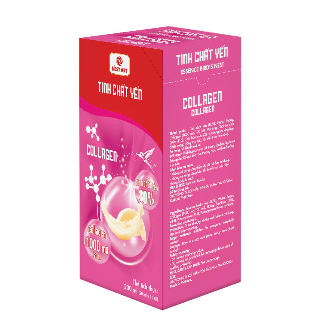 Tinh chất Yến Collagen (hộp 10gói)