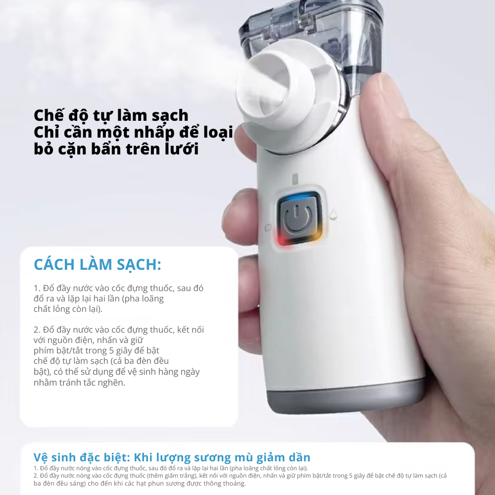 Máy Xông Khí Dung Cầm Tay Kachi YS35: Giải Pháp Hô Hấp Linh Hoạt Mọi Lúc, Mọi Nơi - 9