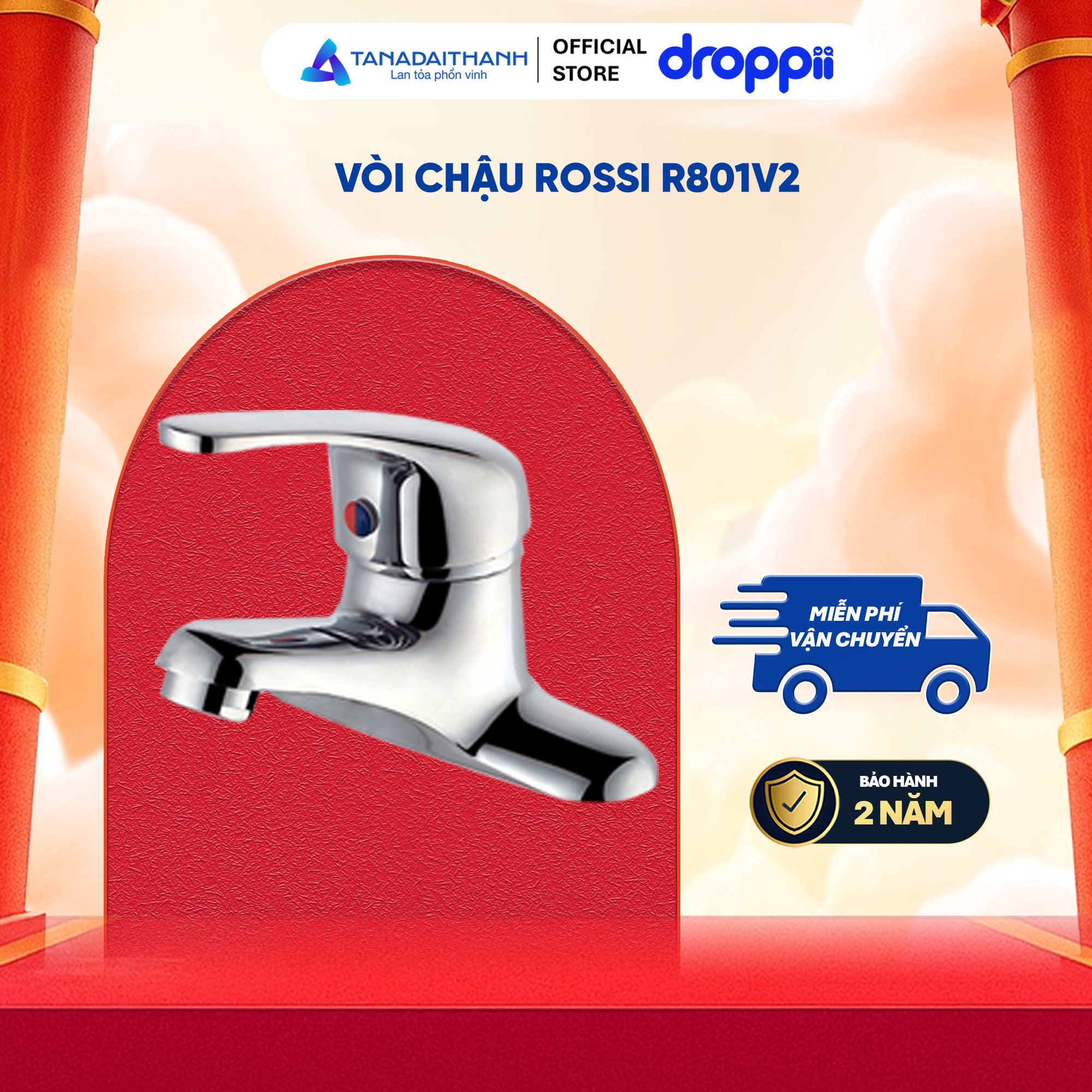 Vòi 2 Chân R801 V2 - Phân phối chính hãng