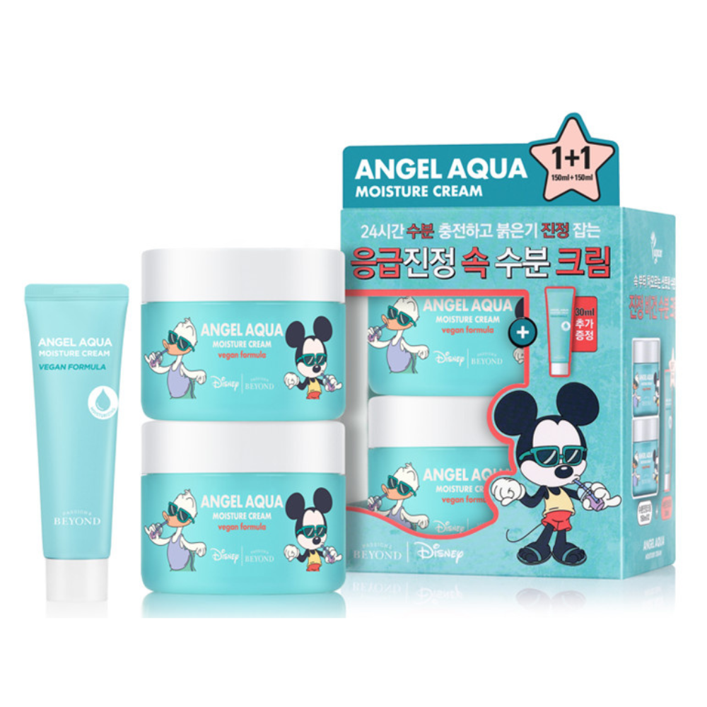 Kem dưỡng ẩm Angel Aqua Moisture Cream Disney 150mlx2 + 30ml (gift) (BEYOND ANGEL AQUA MOISTURE CREAM)-duoc-ban-tai-Siêu Thị Ánh Nguyệt