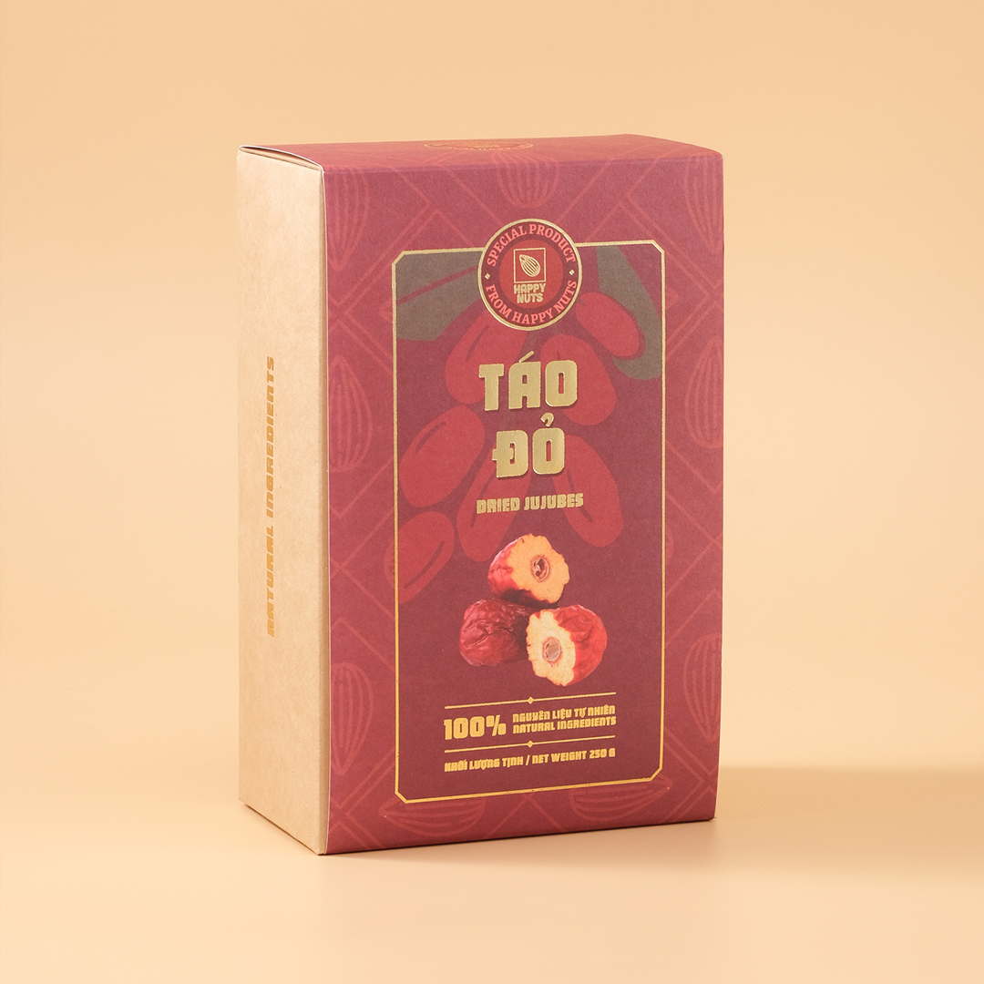 Táo đỏ sấy khô Happy Nuts 250gr - 3