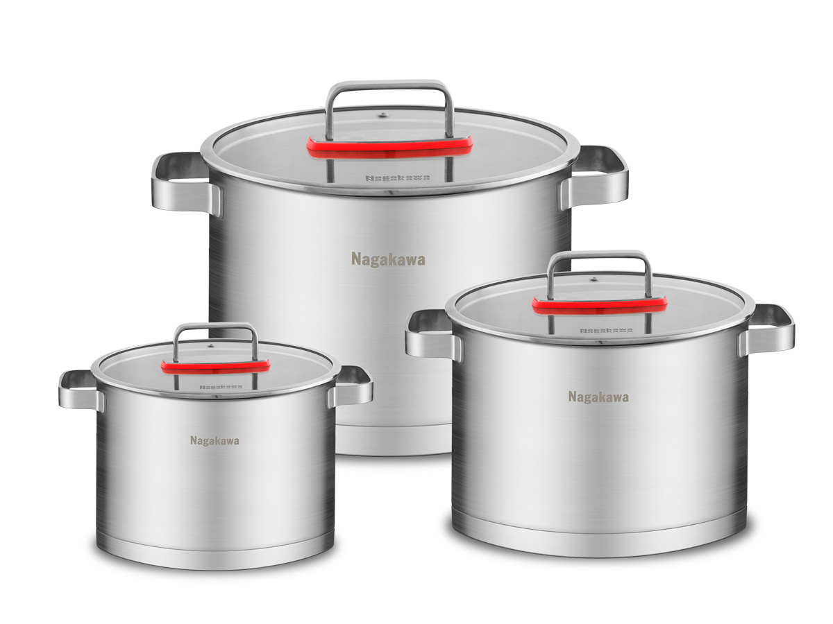 Bộ nồi inox Nagakawa NAG1357