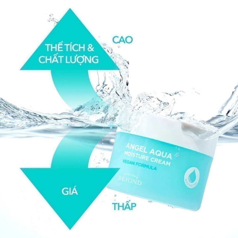 Kem dưỡng ẩm dịu da Thuần chay  BEYOND Angel Aqua Moisture Cream 150mlx2 (BEYOND ANGEL AQUA MOISTURE CREAM)