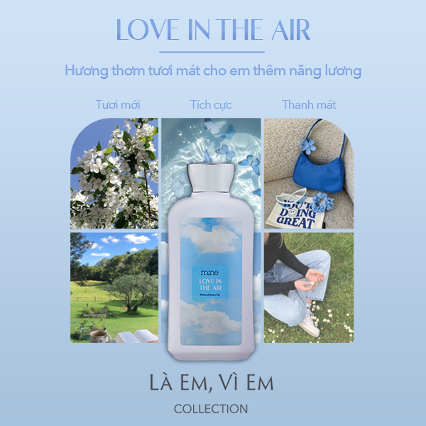 Hộp quà tặng Mine Sữa tắm & Nước hoa Love In The Air