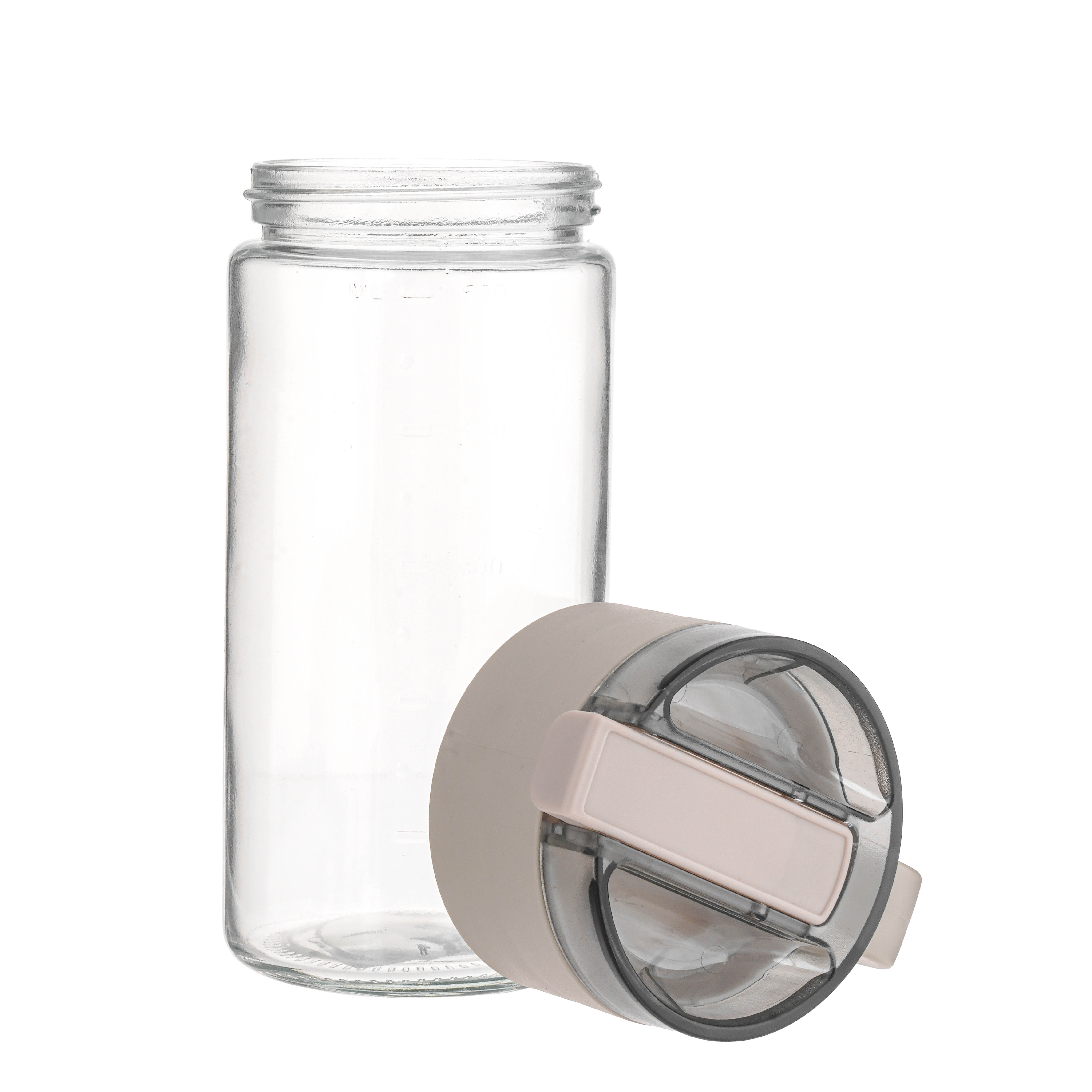 Bình dầu thủy tinh tự mở nắp có tay cầm màu ngẫu nhiên dung tích 560ml_376069
