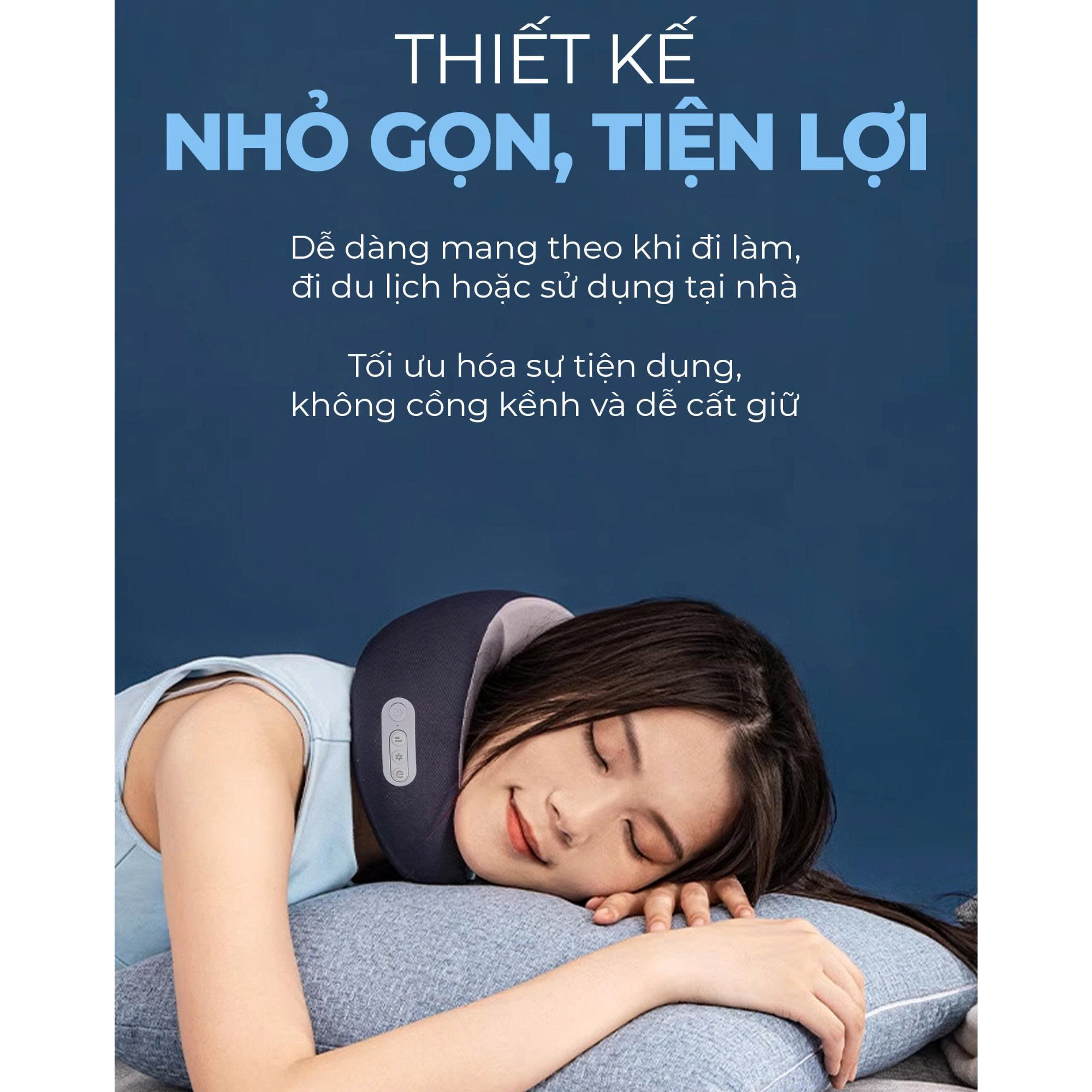 Gối massage cổ Buheung MK-333