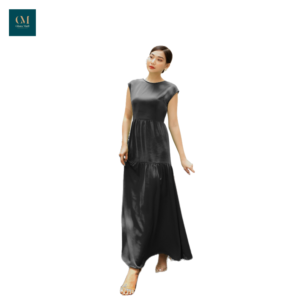 Đầm lụa tay ngắn 03 tầng Rich-duoc-ban-tai-PL Home & Health Store