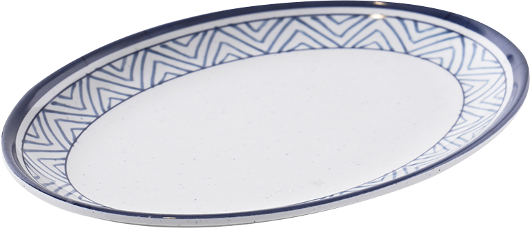 Dĩa Yangge oval xanh có vân Size 30.5cm_378106_63012-LXT
