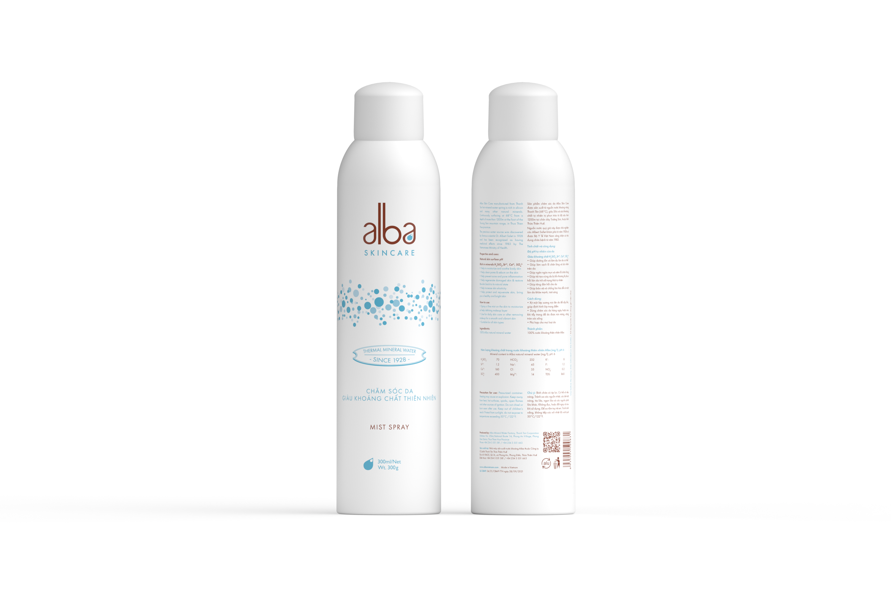 Xịt khoáng chăm sóc da Alba 300ml - 2
