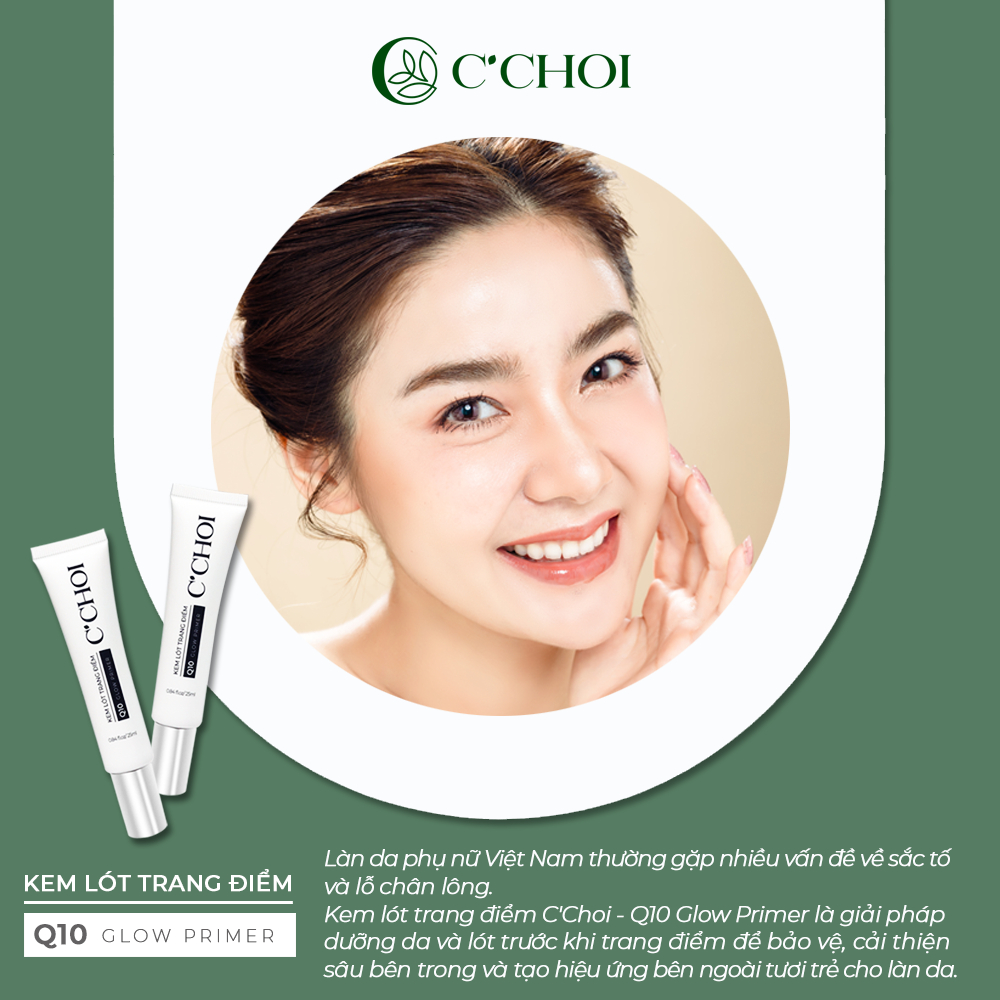 Kem lót trang điểm C'Choi - Q10 Glow Primer-duoc-ban-tai-Shop nhà Cam 🛒 Free