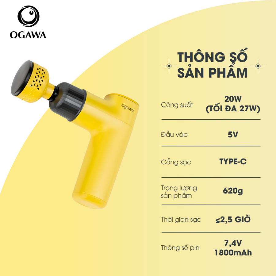 Súng massage nóng & lạnh TurboRevive (OG-1102L)