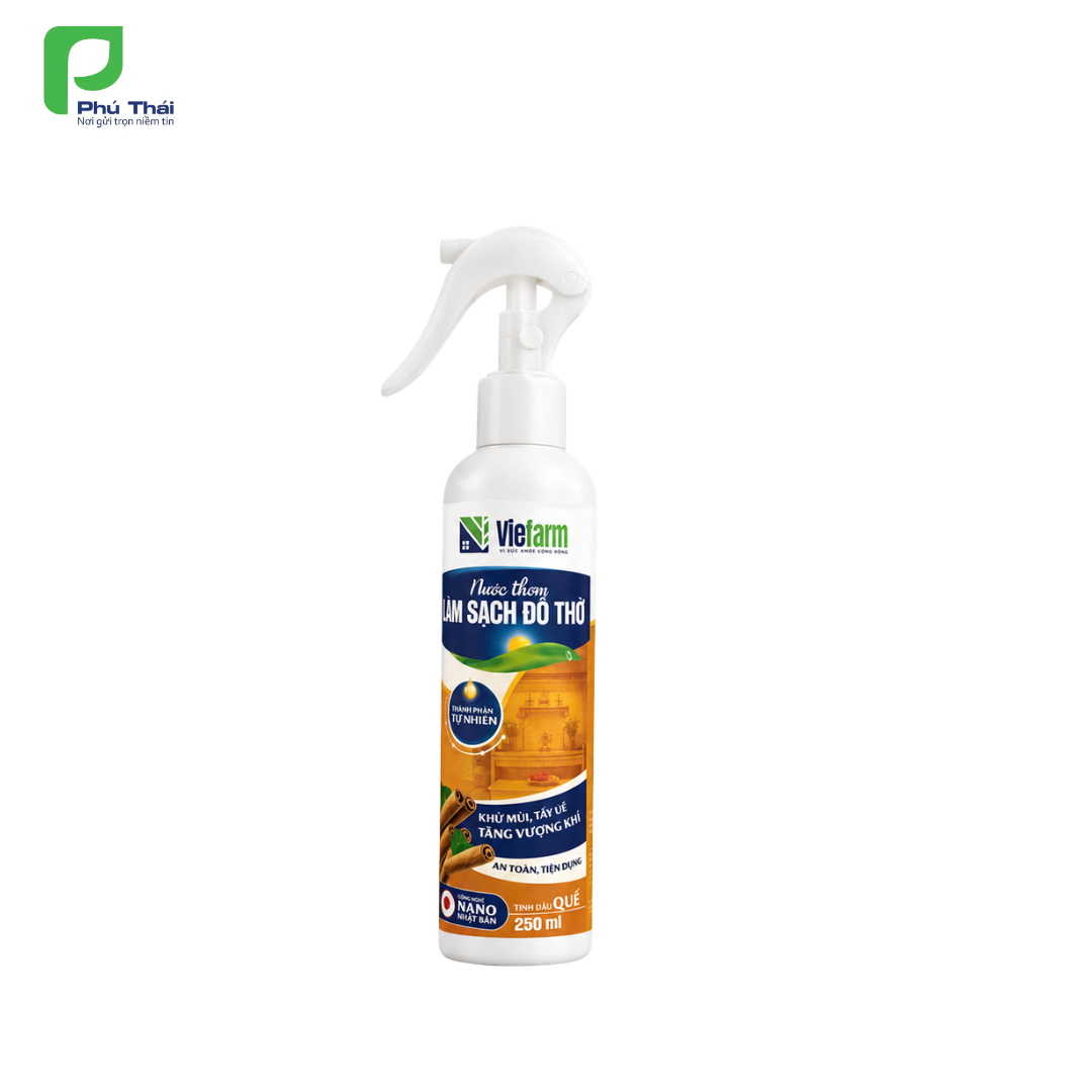 Nước thơm làm sạch đồ thờ VIEFARM 250ml - Phân phối chính hãng