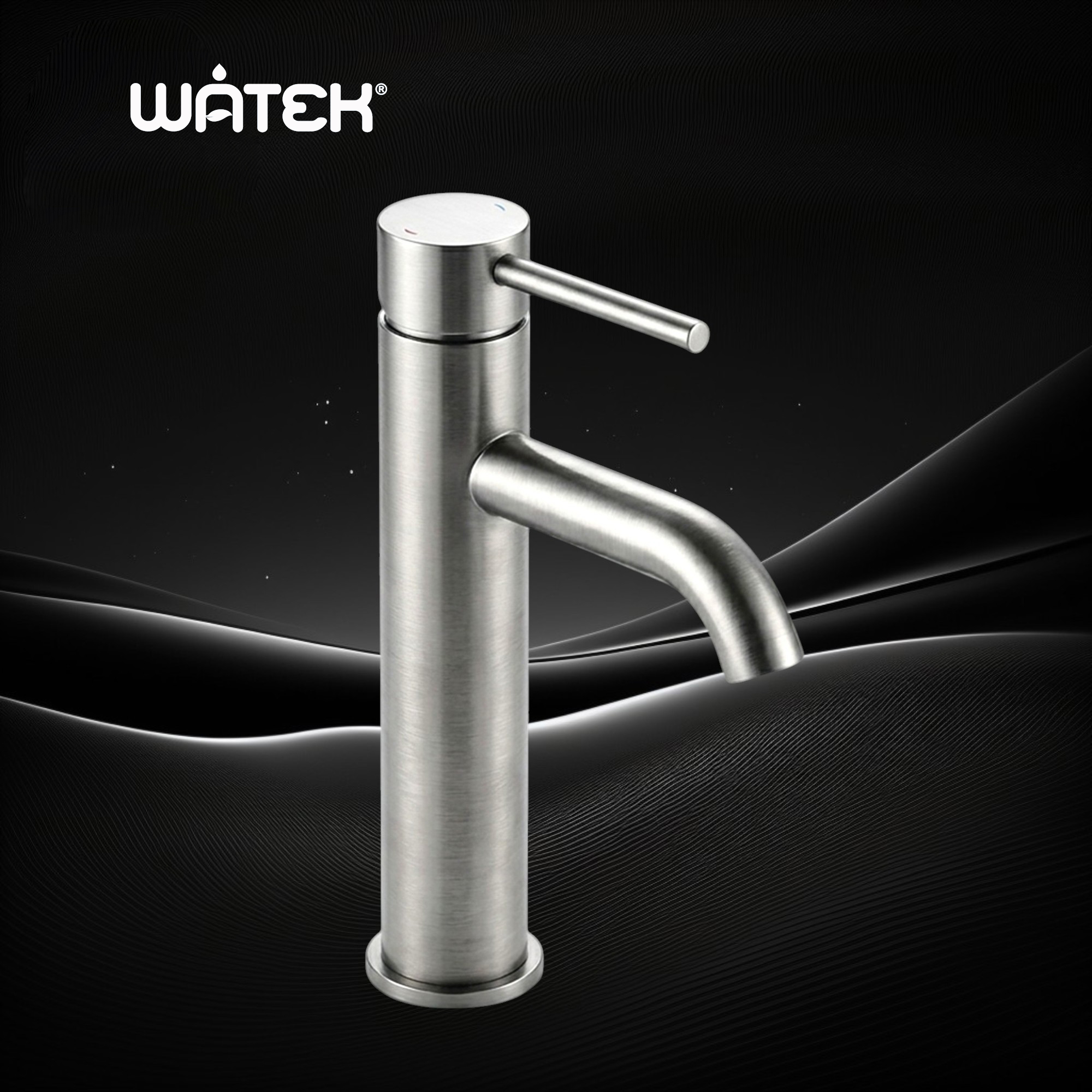Bộ vòi trộn chậu rửa cao cấp WATEK, model WT-8143 - Phân phối chính hãng