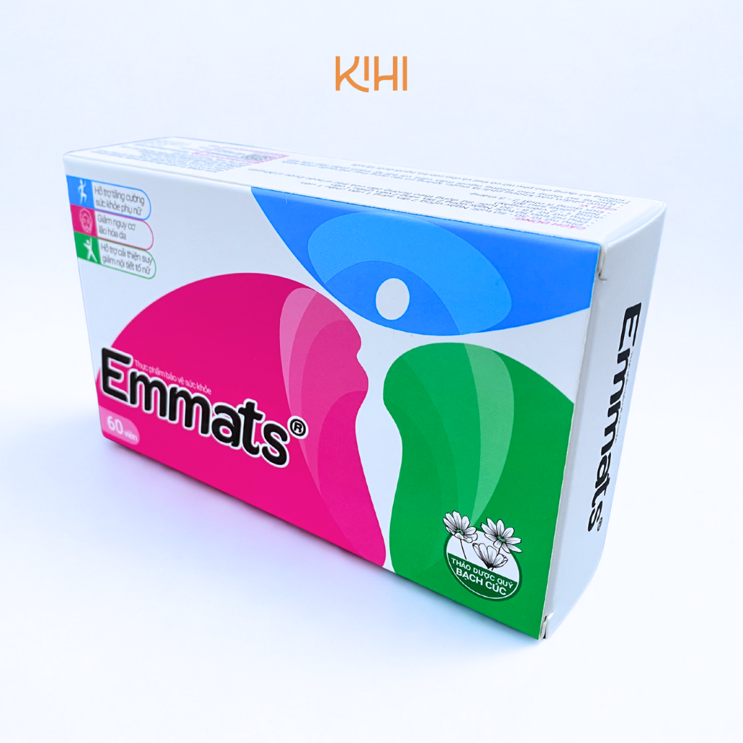 Thực phẩm bảo vệ sức khoẻ Emmats hỗ trợ cân bằng nội tiết tố (60 viên) - 7