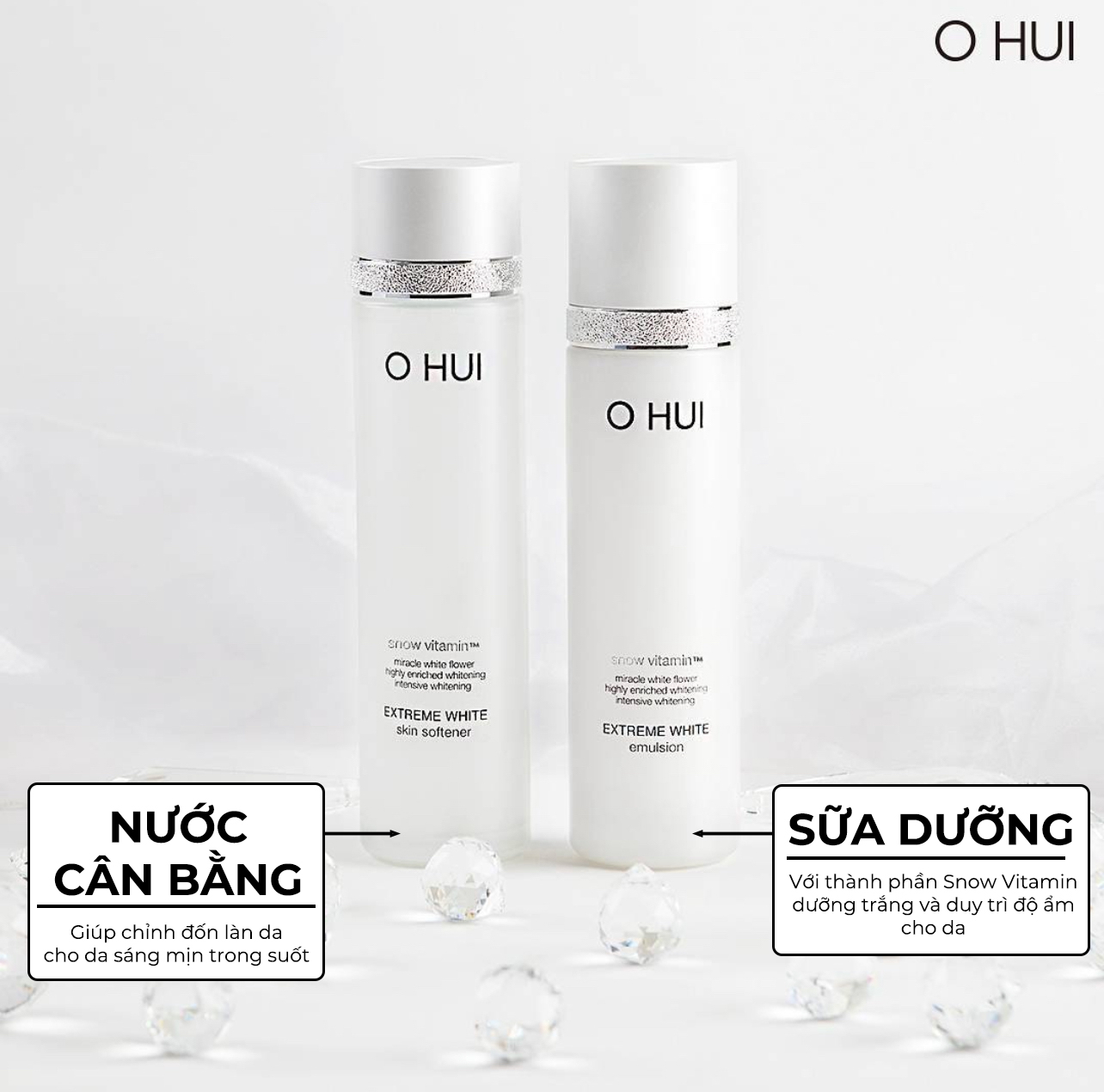 Nước cân bằng OHUI giúp chỉnh đốn và cho làn da sáng mịn, trong suốt - 150ml