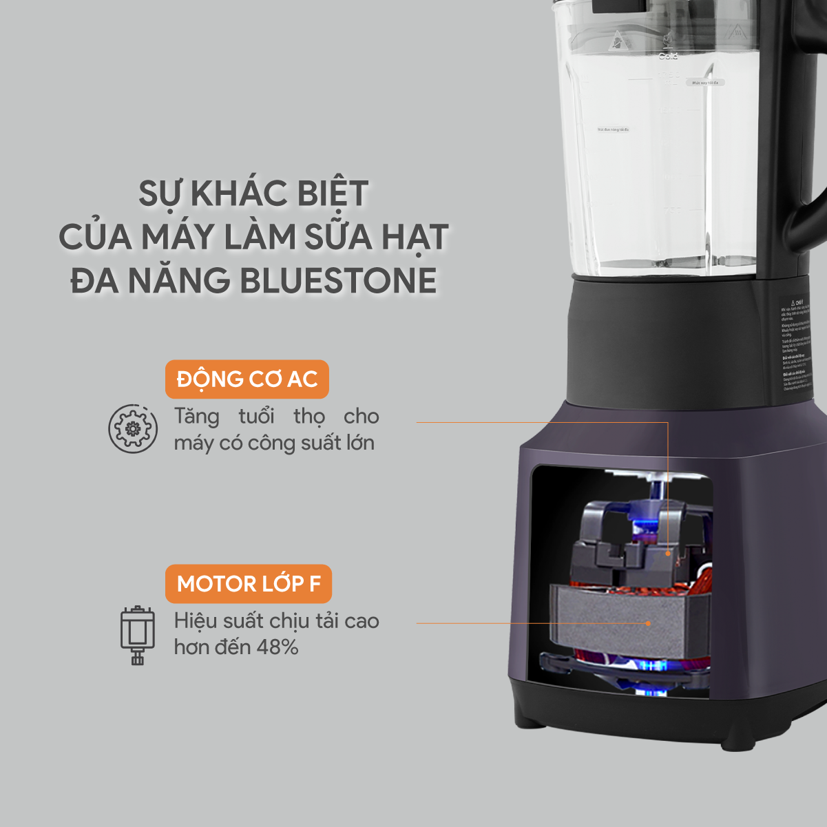 Máy Làm Sữa Hạt Đa Năng BlueStone BLB-6037 1.75 Lít 800W - 2