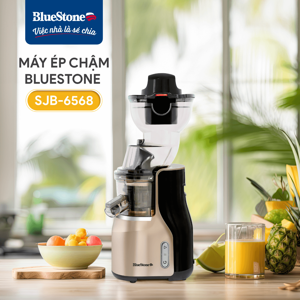 Máy Ép Chậm BlueStone SJB-6568 250W - Phân phối chính hãng