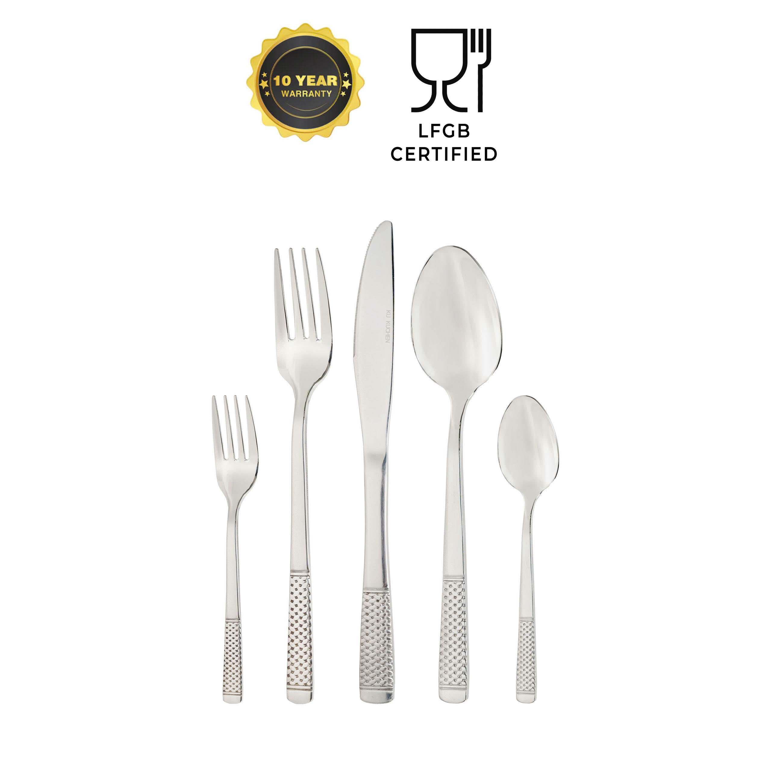 Bộ thìa dĩa bàn ăn Cutlery Set KU PP3065 (25 Món) - Phân phối chính hãng