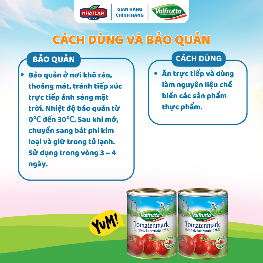Bột Cà Chua Dạng Sệt Đóng Hộp Le Mejor 4,5 Kg – Nguyên Liệu Nấu Sốt Chuẩn Vị, Tiện Lợi