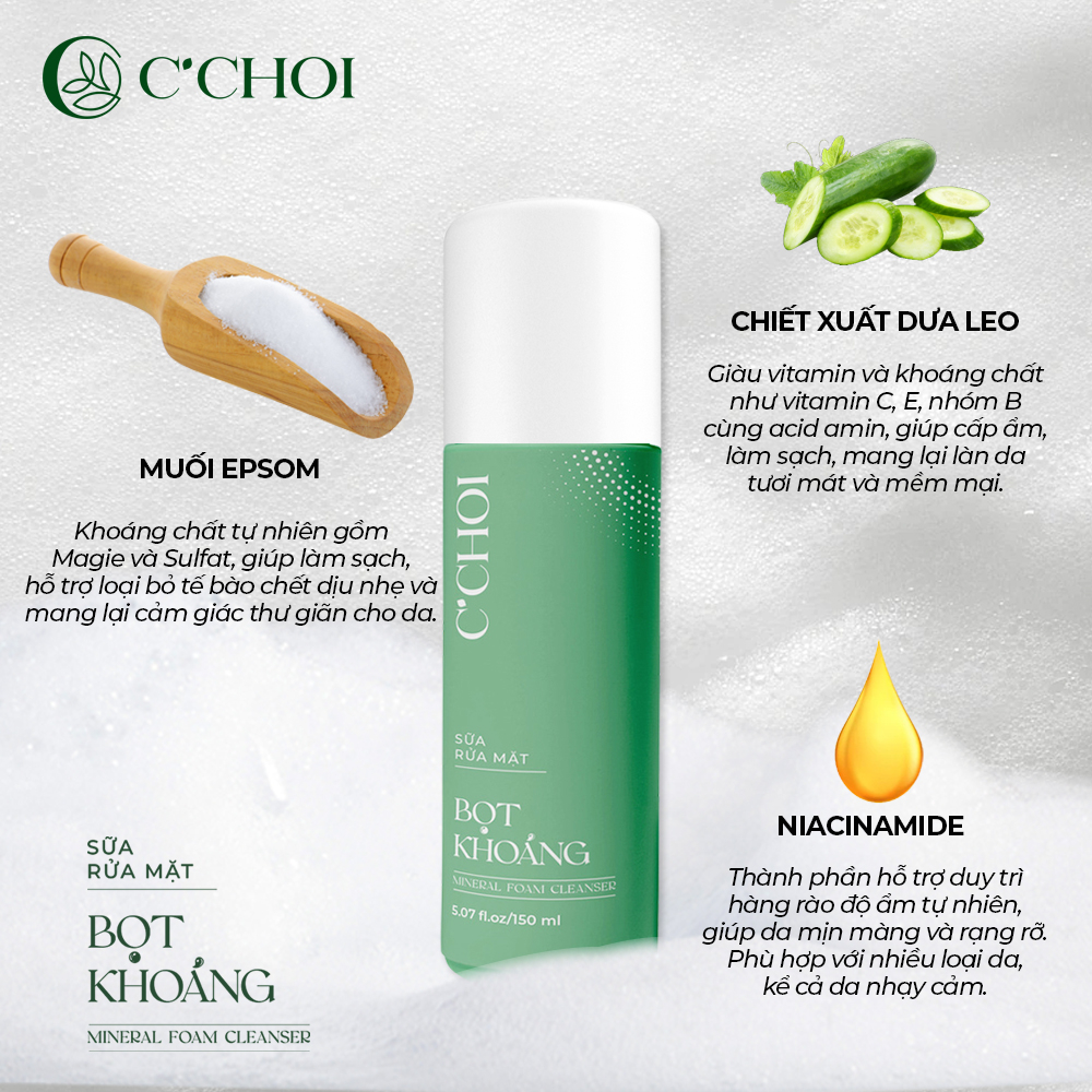 Bộ sản phẩm làm sạch da C’Choi - 2