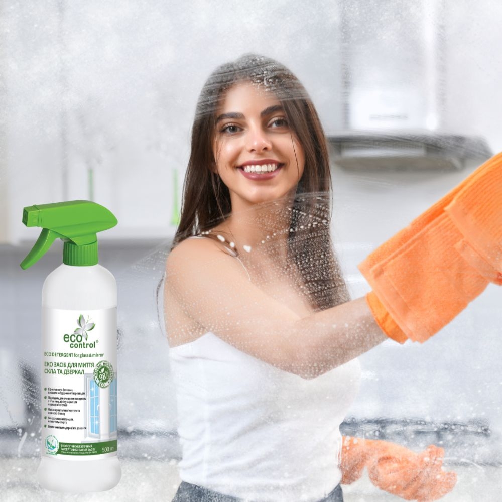 Nước lau kính và gương Eco Control (500ml)