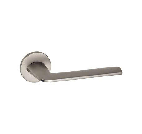 Bộ khóa tay nắm gạt DIY Hafele, Set A - Cửa chính - Đồng bóng 499.63.603