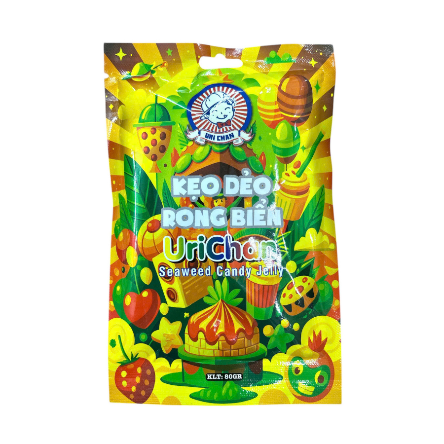 Kẹo Dẻo Rong Biển Urichan 80g - Phân phối chính hãng