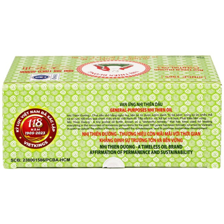 Dầu gió Nhị Thiên Đường (hộp 10 chai) - 7