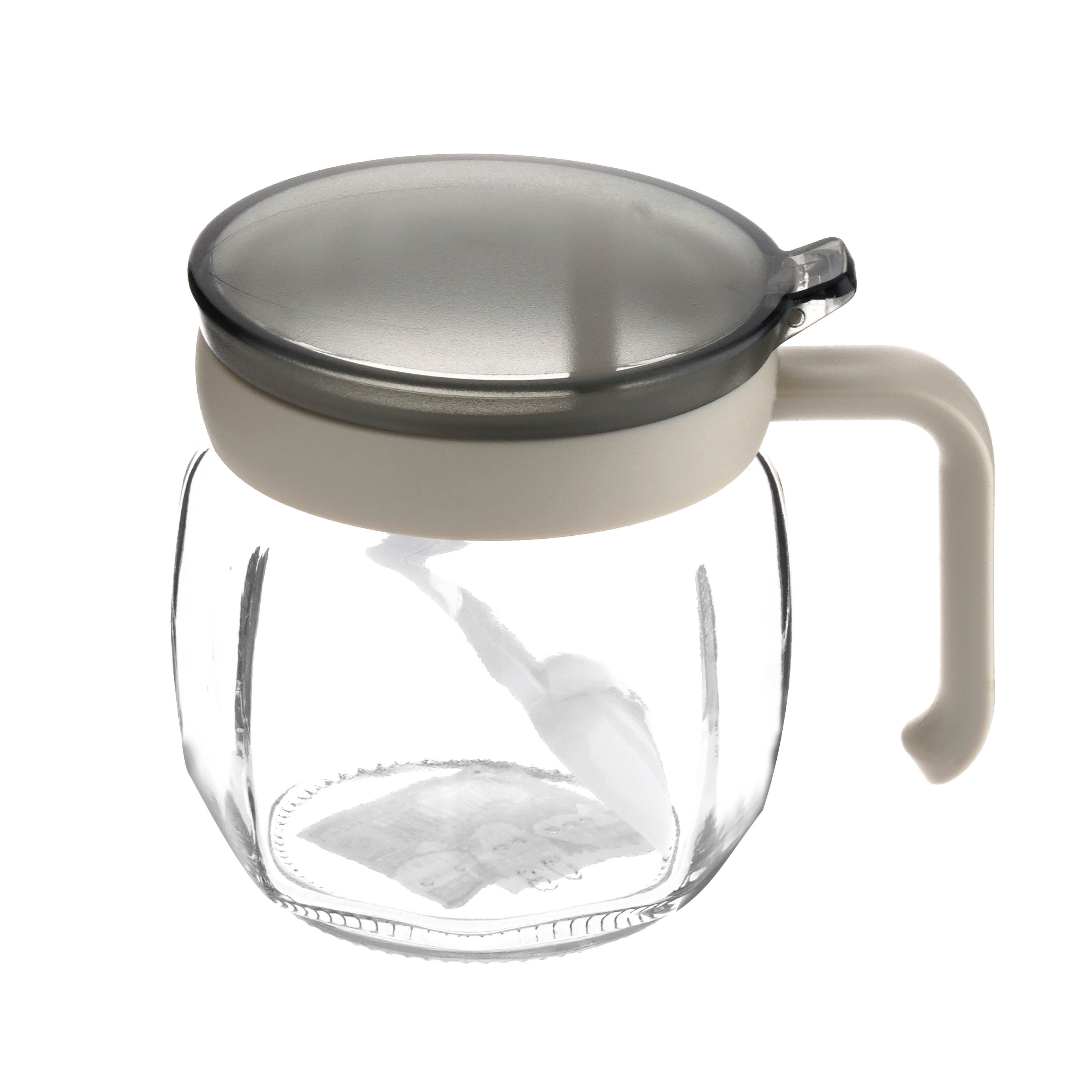 Hũ thủy tinh đựng gia vị có thanh gạt kèm muỗng dung tích 420ml_376064