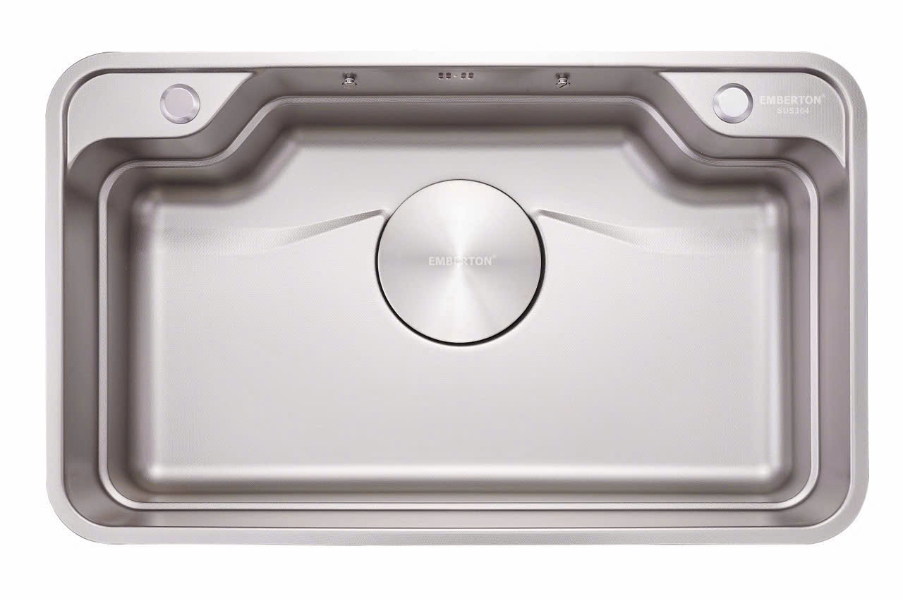 Chậu rửa bát 1 hố cao cấp inox 304 Emberton EB WSS8048 - 80cm