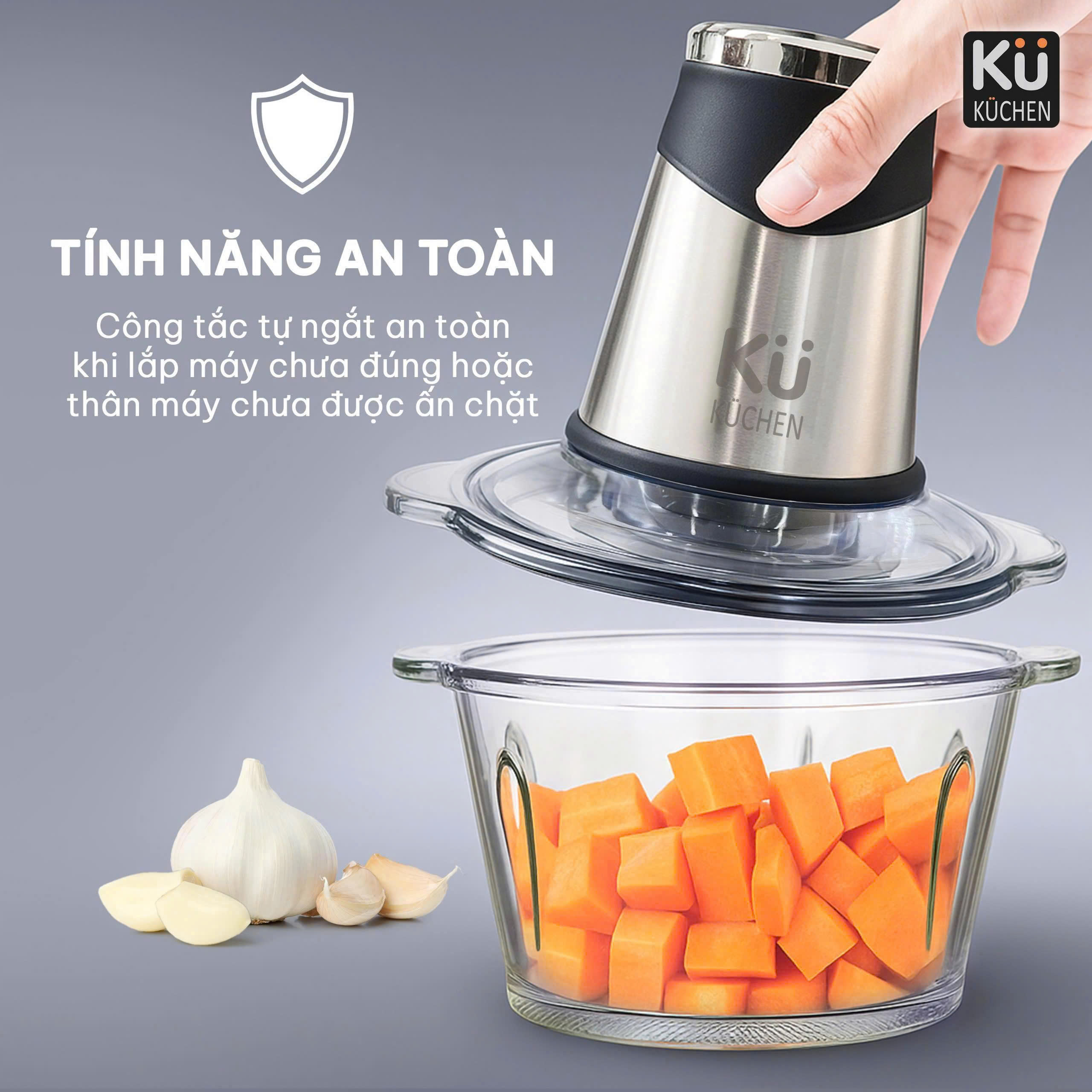 Máy xay thực phẩm đa năng KU DKFC1212