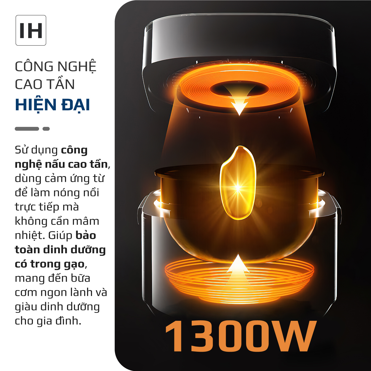 Nồi cơm cao tần OLIVO RC900IH - 5